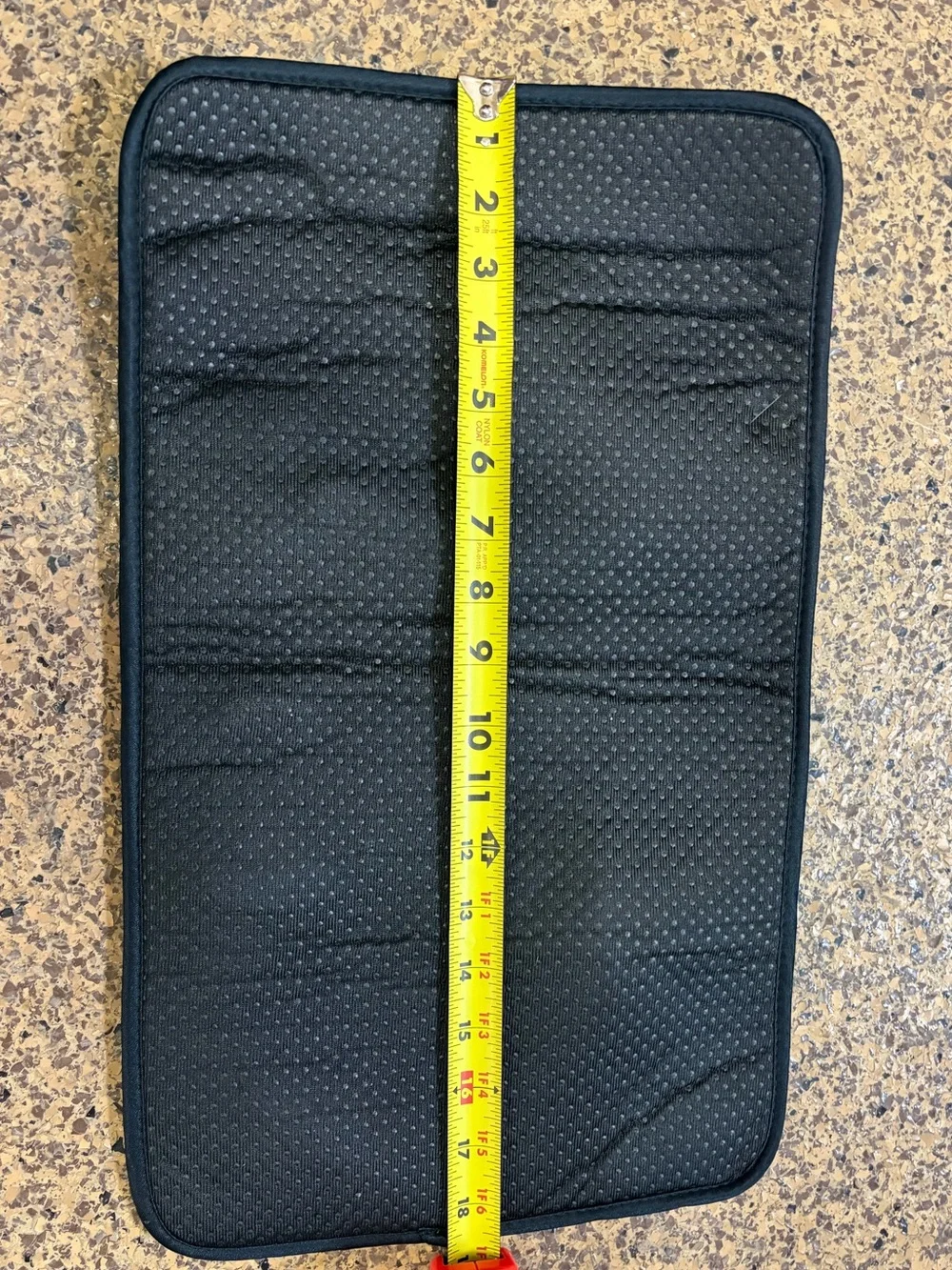 Cat Food & Water Bowl Feeding Mat – Black Menu Design